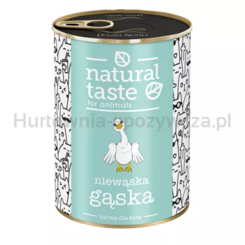 Dolina Noteci Natural Taste Mokra karma saszetka dla kota - Puszka dla Kota Niewąska Gąska 400g