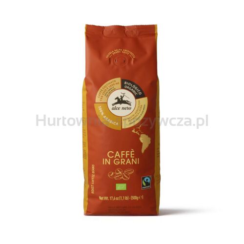 Kawa Ziarnista Arabica 100 % Fair Trade Bio 500 G - Alce Nero [BIO]