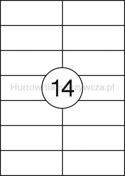 Office Product Etykiety 105x42,3mm, białe, 100 ark.  - 2