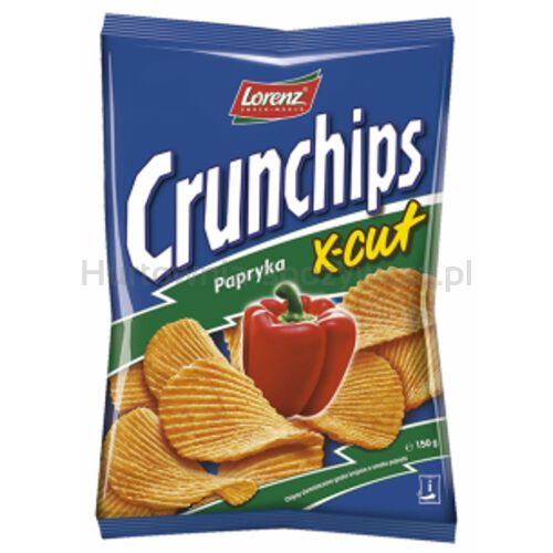 Crunchips X-Cut Papryka 140G