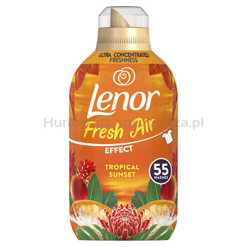 Lenor Płyn Zmiękczający Do Płukania Tkanin Fresh Air Effect Tropical Sunset 55 Prań 770 Ml