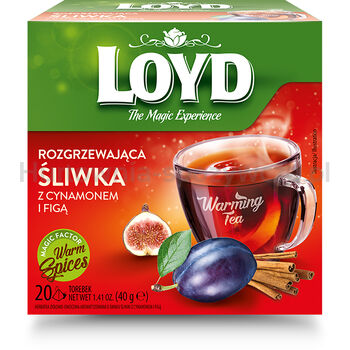 Loyd Herbatka Rozgrzewająca Śliwka  Cynamon (20 X 2G)