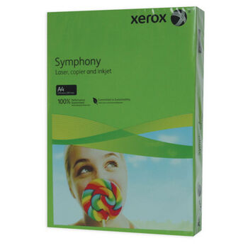 Papier ksero kolorowy Xerox Symphony A4 80g/m2 500arkuszy zielony ciemny