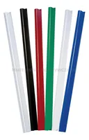 Listwa zaciskająca DONAU, PVC, A4, 10mm, do 100 kartek, transparentna - 2