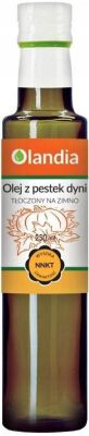 Olej Z Pestek Dyni Tłoczony Na Zimno 250 Ml - Olandia [BIO]