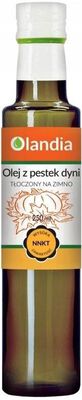 Olej Z Pestek Dyni Tłoczony Na Zimno 250 Ml - Olandia [BIO]