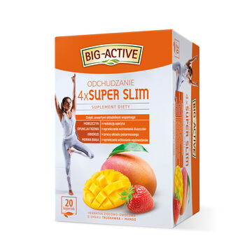 Big-Active Superslim Odchudzanie. (Suplement Diety) (20 Torebek X 2G). 40G