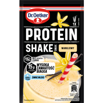 Dr.Oetker Protein Shake smak waniliowy 18 g