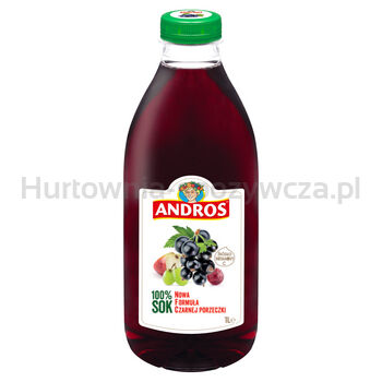 Andros sok z czarnej porzeczki 1l 100%