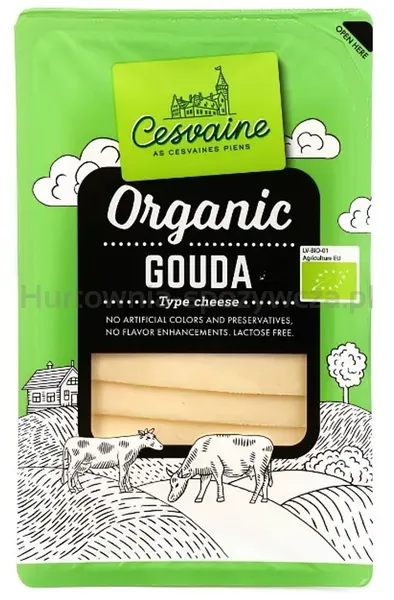 Ser gouda w plastrach BIO 125 g