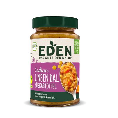 Dal Z Soczewicy Z Batatami W Stylu Indyjskim Bio 400 G - Eden [BIO]