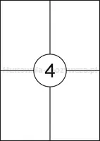 Office Product Etykiety 105x148mm, białe, 100 ark.  - 2