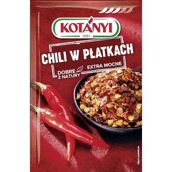 Kotanyi Chili W Płatkach Extra Mocne 8G