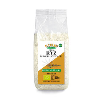 Ocelio Ryż Biały Długi Bio 500G