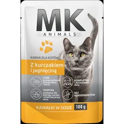 Mk Animals Saszetka Dla Kotów Z Kurczakiem I Jagnięciną100 G