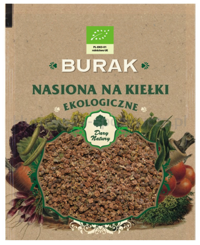 Nasiona Buraka Bio Na Kiełki 30 G - Dary Natury [BIO]