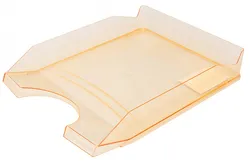 Szufladka Na Biurko Office Products, Polistyren/Pp, A4, Transparentna Pomarańczowa