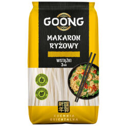 Makaron Ryżowy Wstążka 3Mm Goong