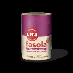 Fasola czerwona Red Kidney w zalewie 4000/2550 g Vera
