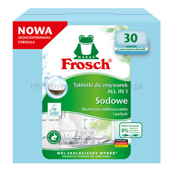 Frosch tabletki do zmywarek, Sodowe 30 szt.