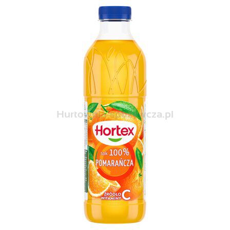 Hortex Sok 100% Pomarańcza Butelka Apet 1 L