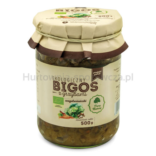 Bigos Wegański Z Grzybami Bio 500 G - Dary Natury [BIO]