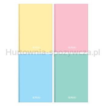 Brulion Herlitz A4 kratka 96 kartek Pastel Color Blocking