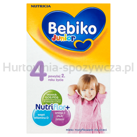 Bebiko Junior 4 Mleko Modyfikowane Dla Dzieci Powyżej 2. Roku Życia 350 G