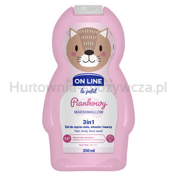 On Line Żel 3W1 Le Petit Nawilżający O Zapachu Pianki Marshmallow 350Ml