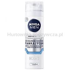 Nivea Pianka Do Golenia Sensitive RECOVERY 200 ml