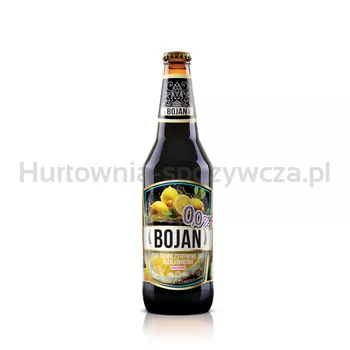 Piwo Bojan Ciemne Cytrynowe 0% 0,5L Butelka bezzwrotna