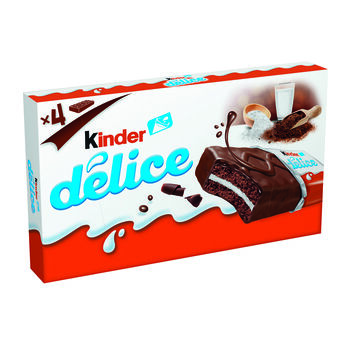 Kinder Delice Kakaowy biszkopt z mlecznym nadzieniem 39gx4