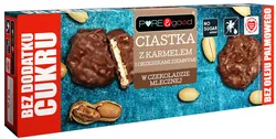 Ciastka Z Karmelem I Z Orzechami Ziemnymi W Czekoladzie Mlecznej Bez Dodatku Cukru 128G