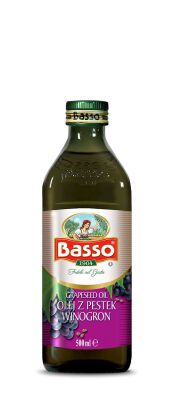 Olej Z Pestek Winogron 500 Ml - Basso [BIO]