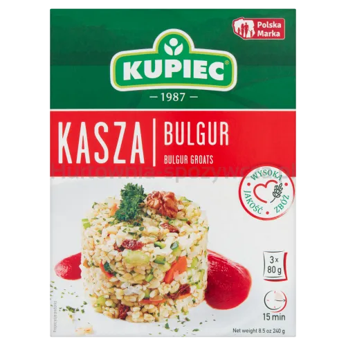 Kupiec Kasza Bulgur 3X80G