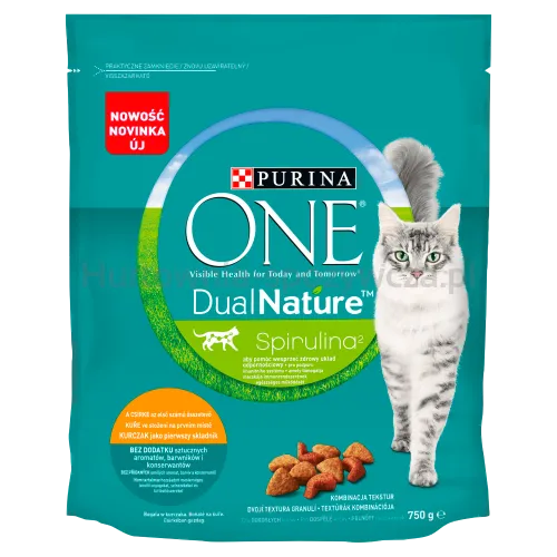 One Dual Karma Dla Kota Nature Kurczak 750G