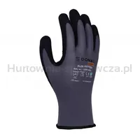 Rękawice DONAU SAFETY Flex-Dotted, kat. II, rozm. 10, szare - 2