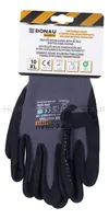 Rękawice DONAU SAFETY Flex-Dotted, kat. II, rozm. 10, szare - 4