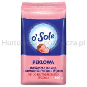 O'Sole Sól Peklowa Doskonała Do Mięs, Nie Do Bezpośredniego Spożycia 660 G