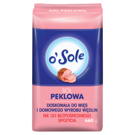 O'Sole Sól Peklowa Doskonała Do Mięs, Nie Do Bezpośredniego Spożycia 660 G 