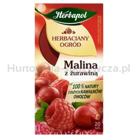 Herbapol Herbaciany Ogród Herbatka Owocowa Malina Z Żurawiną 20 Torebek/54G - 2