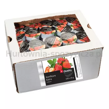 TGQ Konfitura truskawkowa 25 g x 100 szt.