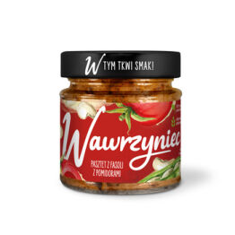 Wawrzyniec - Pasztet z fasoli z pomidorami 180g. Produkt sterylizowany.