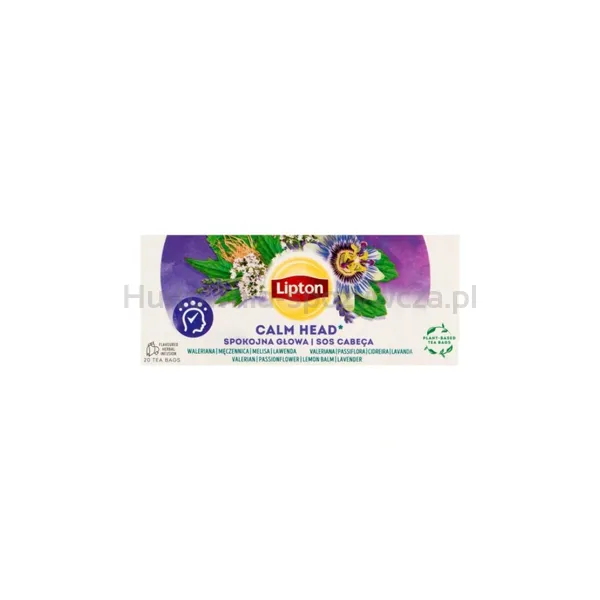 Lipton Herbata Ziołowa, Spokojna Głowa, 20 Torebek