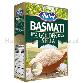 Melvit Ryż Basmati Golden Sella 4x80g