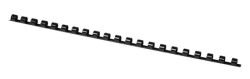 Office Products Grzbiety do bindowania A4, 8mm (45 kartek), 100 szt., czarne 