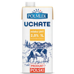 Polmlek Mleko Uchate 2% 1l (720 szt)