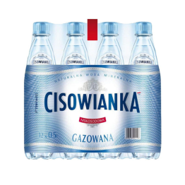 Woda Cisowianka Gazowana 500ml x 12 sztuk
