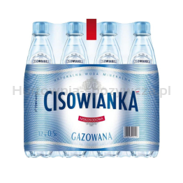 Woda Cisowianka Gazowana 500ml x 12 sztuk