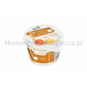 Mlekpol Dip Śmietanowy Z Karmelizowaną Cebulką I Cheddarem Typu CreMe Fraiche  180G